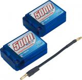 LRP LiPo COMPETITION CAR LINE SADDLE HARDCASE 5000 - 50 C - 7,4V