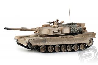 M1A2 Abrams 1:16 RC tank 2.4GHz, patinovaný