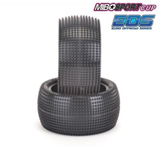 Schumacher Cactus 1/10 - Rear Tyres - Yellow (1 pair)