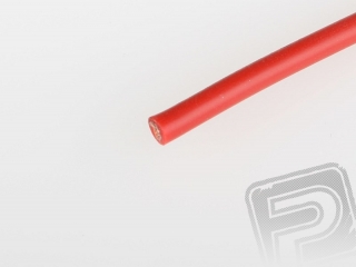 Kabel silikon 4.0mm2 1m (červený)