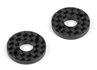 X10 GRAPHITE 2.5MM SHIM FOR 6MM BODY POST (2) 